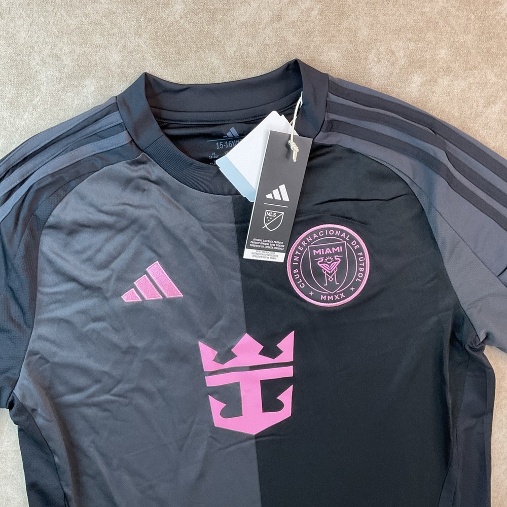 ADIDAS Inter Miami Lionel Messi 25/26 Away Soccer Jersey JI6820 Youth Sz XL NWT - Picture 10 of 10
